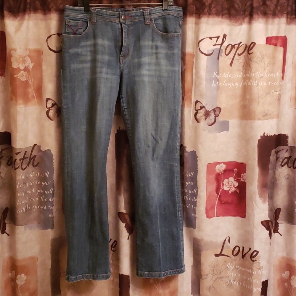 Jeans w/ Red Threading